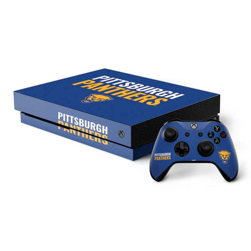 University of Pittsburgh Panthers Xbox One X Bundle Skin