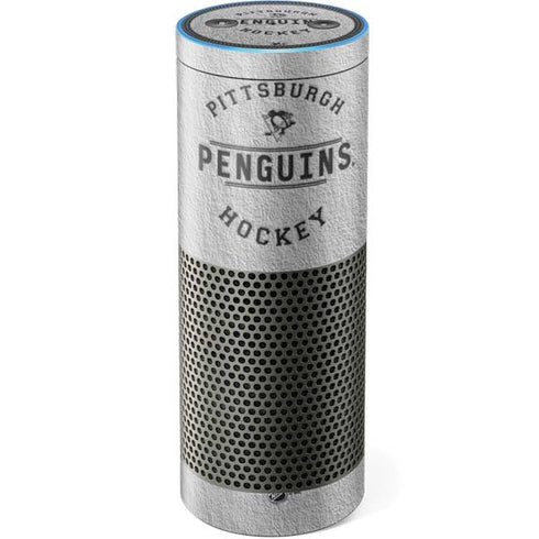 NHL Pittsburgh Penguins Black Text Amazon Echo Skin