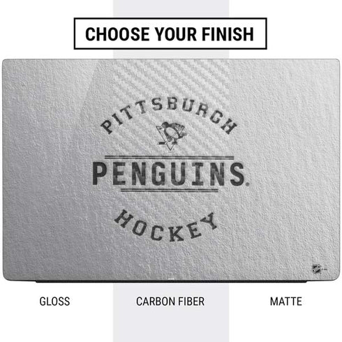 NHL Pittsburgh Penguins Black Text Dell Vostro Skin