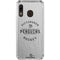 NHL Pittsburgh Penguins Black Text Galaxy A30 Clear Case