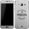 NHL Pittsburgh Penguins Black Text Galaxy J3 Skin