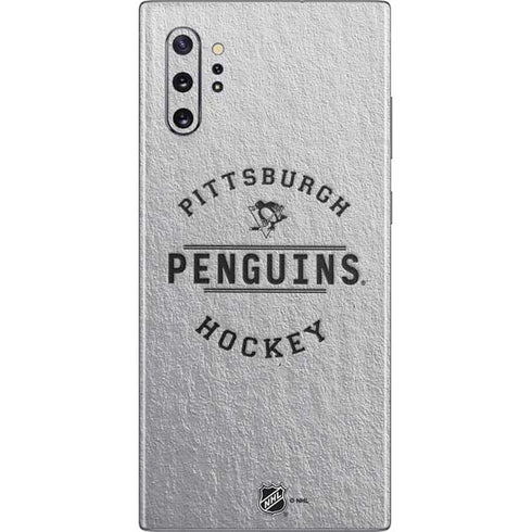 NHL Pittsburgh Penguins Black Text Galaxy Note 10 Plus Skin