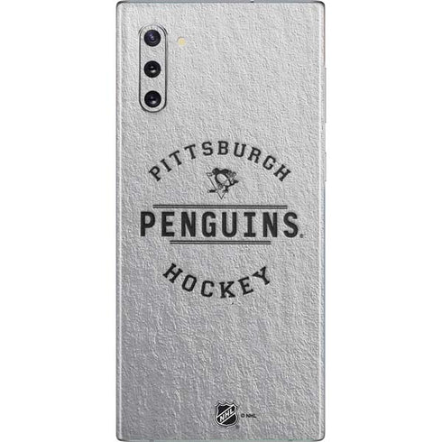 NHL Pittsburgh Penguins Black Text Galaxy Note 10 Skin