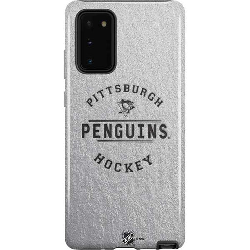NHL Pittsburgh Penguins Black Text Galaxy Note20 5G Pro Case