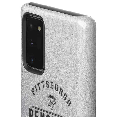 NHL Pittsburgh Penguins Black Text Galaxy Note20 5G Pro Case