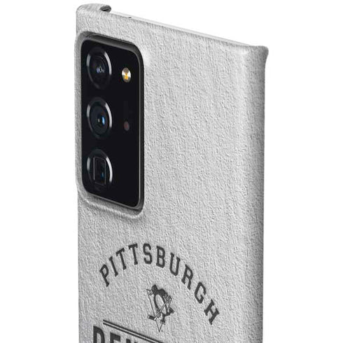 NHL Pittsburgh Penguins Black Text Galaxy Note20 Ultra 5G Lite Case