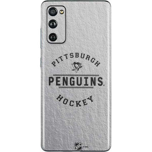 NHL Pittsburgh Penguins Black Text Galaxy S20 Fan Edition Skin