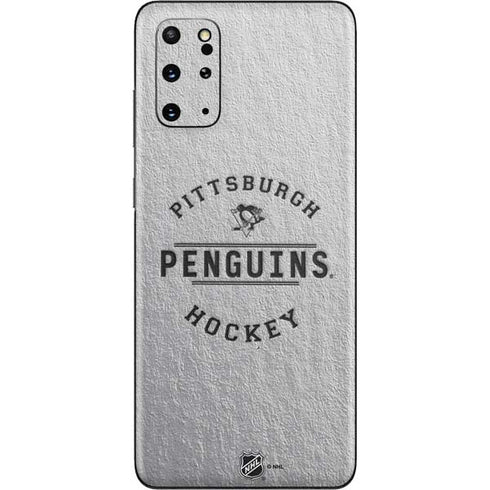 NHL Pittsburgh Penguins Black Text Galaxy S20 Plus Skin