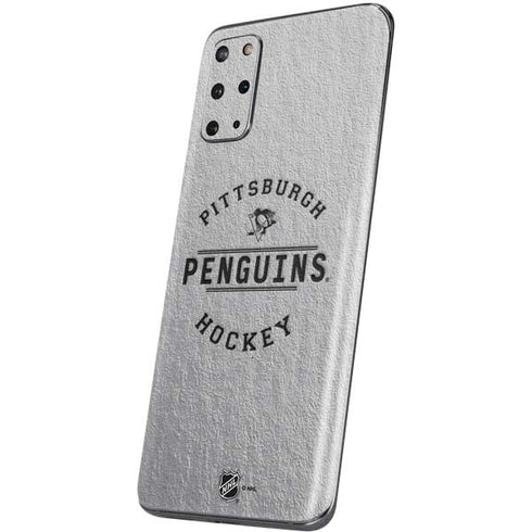 NHL Pittsburgh Penguins Black Text Galaxy S20 Plus Skin