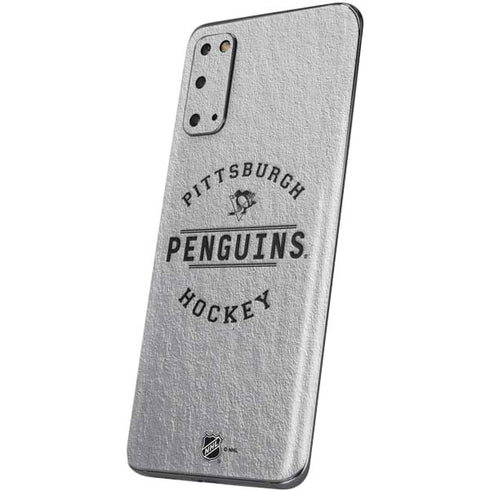NHL Pittsburgh Penguins Black Text Galaxy S20 Skin
