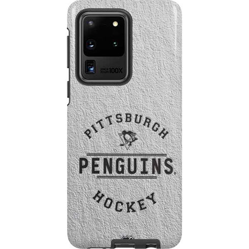 NHL Pittsburgh Penguins Black Text Galaxy S20 Ultra 5G Pro Case