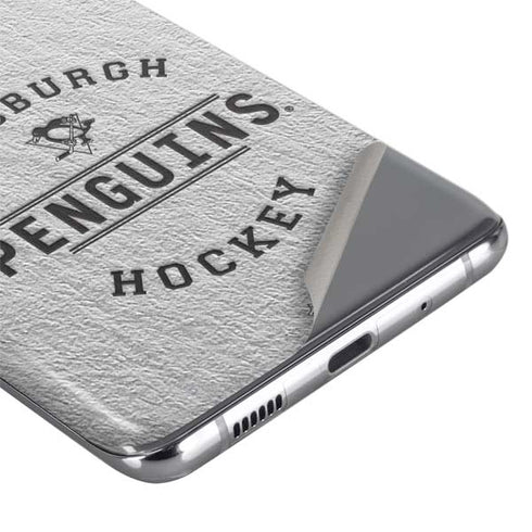 NHL Pittsburgh Penguins Black Text Galaxy S20 Ultra 5G Skin