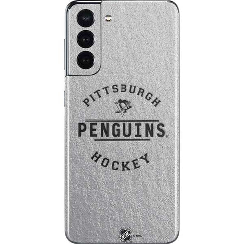 NHL Pittsburgh Penguins Black Text Galaxy S21 5G Skin