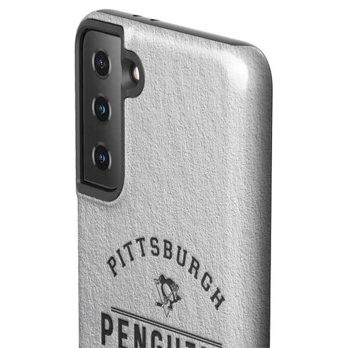NHL Pittsburgh Penguins Black Text Galaxy S21 Plus 5G Pro Case