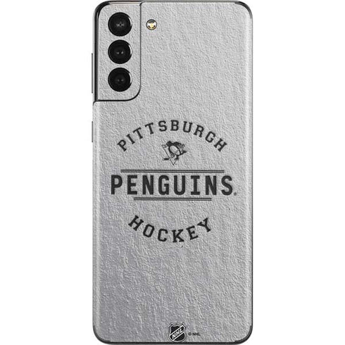NHL Pittsburgh Penguins Black Text Galaxy S21 Plus 5G Skin