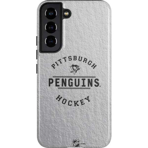 NHL Pittsburgh Penguins Black Text Galaxy S22 Pro Case