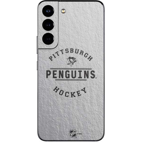 NHL Pittsburgh Penguins Black Text Galaxy S22 Skin