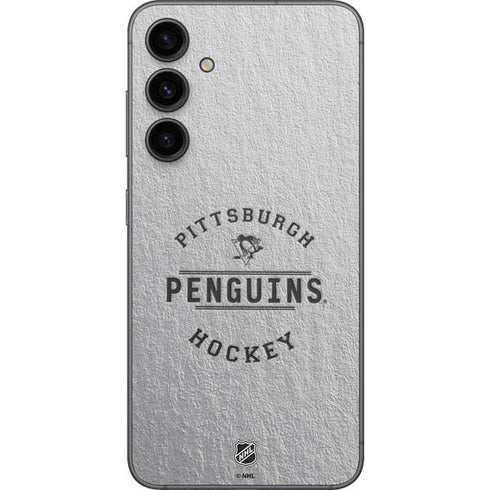NHL Pittsburgh Penguins Black Text Galaxy S23 FE Skin