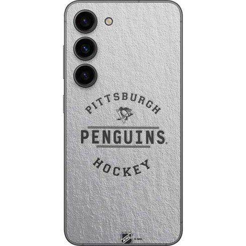 NHL Pittsburgh Penguins Black Text Galaxy S23 Skin