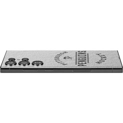 NHL Pittsburgh Penguins Black Text Galaxy S23 Ultra Skin