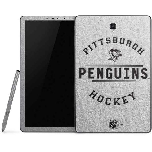 NHL Pittsburgh Penguins Black Text Samsung Galaxy Tab Skin