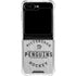 NHL Pittsburgh Penguins Black Text Galaxy Z Flip5 5G Clear Case