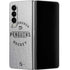 NHL Pittsburgh Penguins Black Text Galaxy Z Fold4 5G Skin