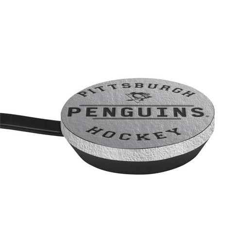 NHL Pittsburgh Penguins Black Text Google Stadia Controller Skin