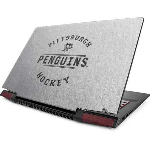 NHL Pittsburgh Penguins Black Text Lenovo IdeaPad Skin