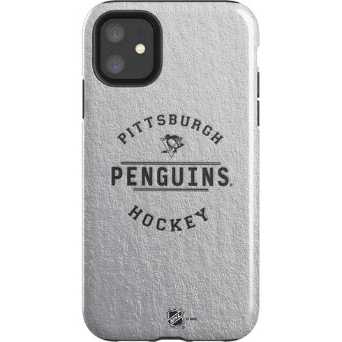 NHL Pittsburgh Penguins Black Text iPhone 11 Impact Case