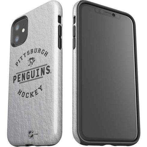 NHL Pittsburgh Penguins Black Text iPhone 11 Impact Case