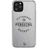 NHL Pittsburgh Penguins Black Text iPhone 11 Pro Clear Case
