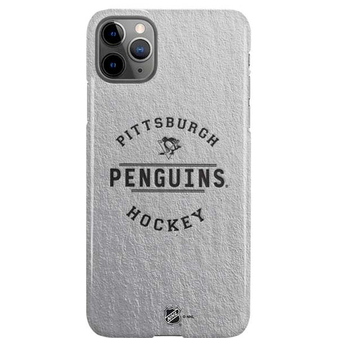NHL Pittsburgh Penguins Black Text iPhone 11 Pro Max Lite Case
