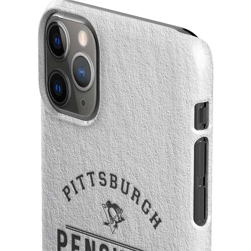 NHL Pittsburgh Penguins Black Text iPhone 11 Pro Max Lite Case