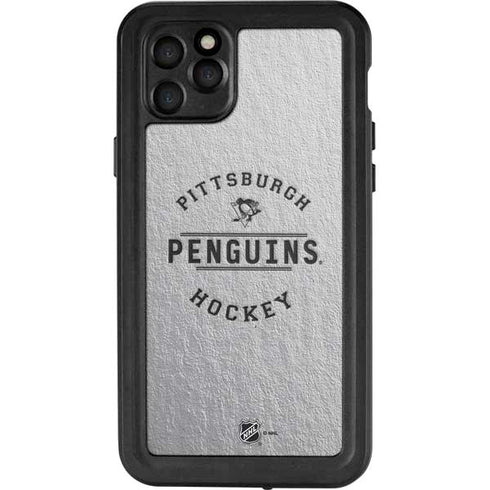 NHL Pittsburgh Penguins Black Text iPhone 11 Pro Max Waterproof Case