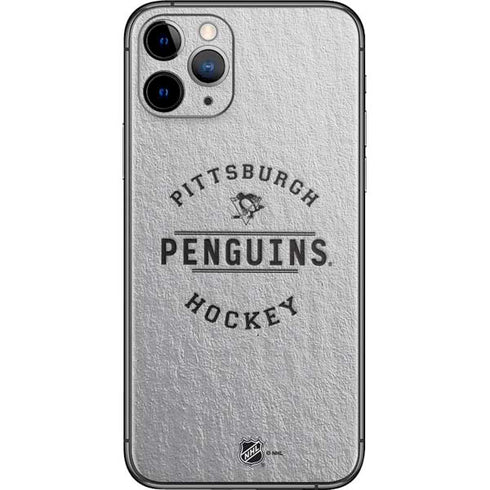 NHL Pittsburgh Penguins Black Text iPhone 11 Pro Skin