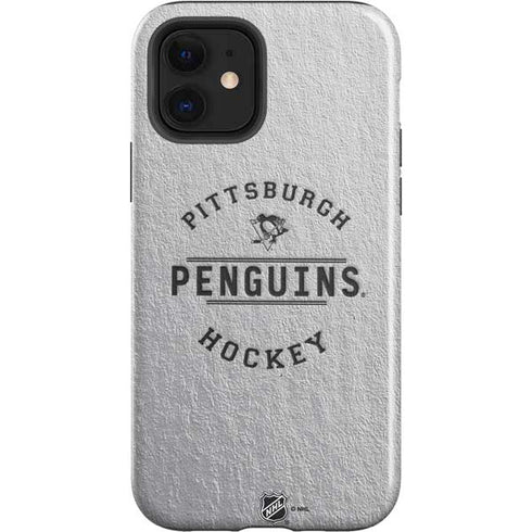 NHL Pittsburgh Penguins Black Text iPhone 12 Impact Case