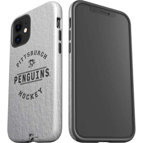 NHL Pittsburgh Penguins Black Text iPhone 12 Impact Case