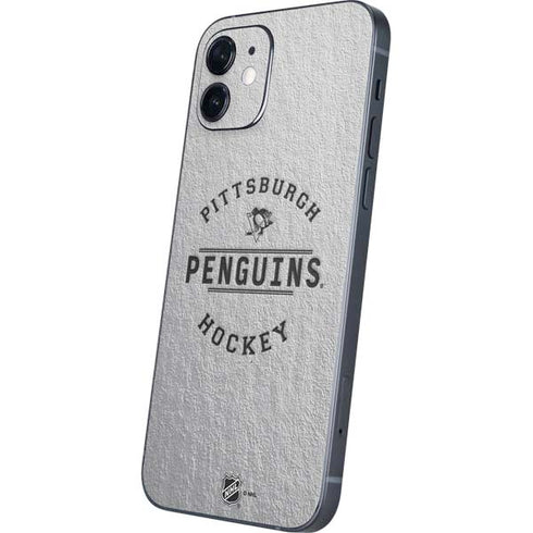 NHL Pittsburgh Penguins Black Text iPhone 12 Mini Skin