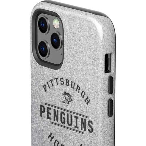 NHL Pittsburgh Penguins Black Text iPhone 12 Pro Impact Case