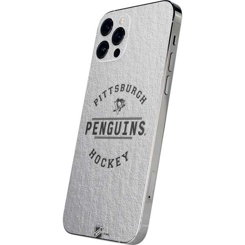 NHL Pittsburgh Penguins Black Text iPhone 12 Pro Max Skin