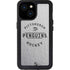 NHL Pittsburgh Penguins Black Text iPhone 13 Mini Waterproof Case