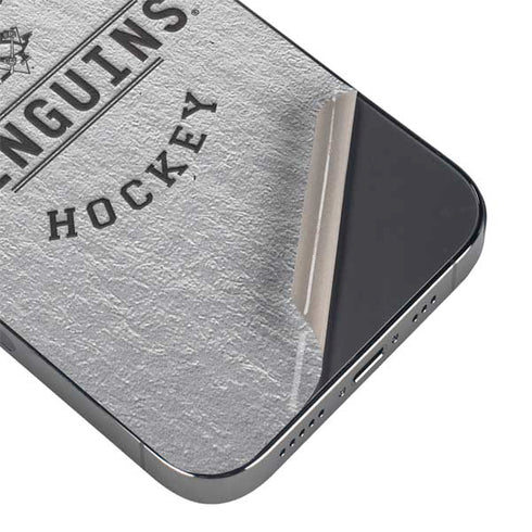 NHL Pittsburgh Penguins Black Text iPhone 13 Pro Max Skin