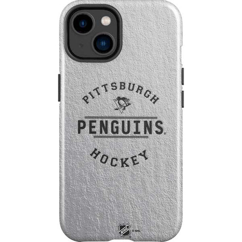NHL Pittsburgh Penguins Black Text iPhone 15 Plus Impact Case