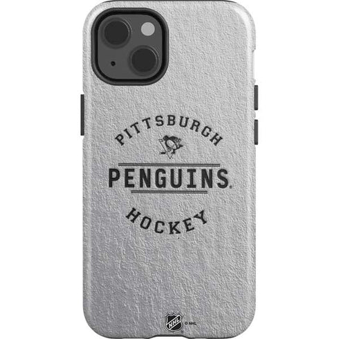 NHL Pittsburgh Penguins Black Text iPhone 15 Impact Case