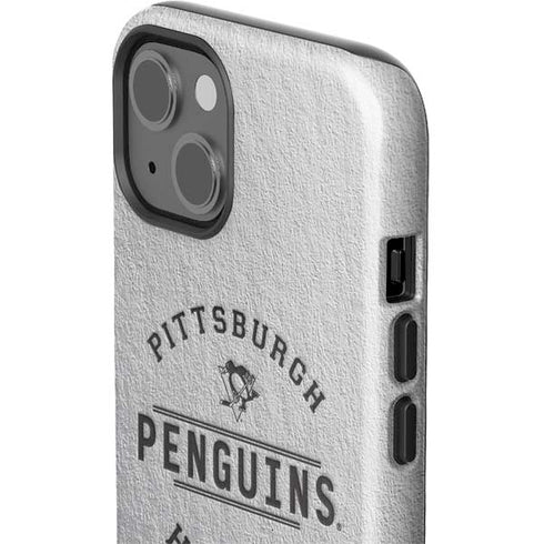 NHL Pittsburgh Penguins Black Text iPhone 15 Impact Case