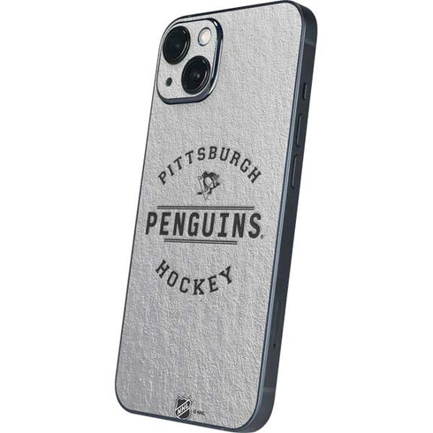 NHL Pittsburgh Penguins Black Text iPhone 14 Skin