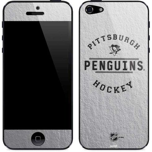 NHL Pittsburgh Penguins Black Text iPhone 5/5s/5SE Skin