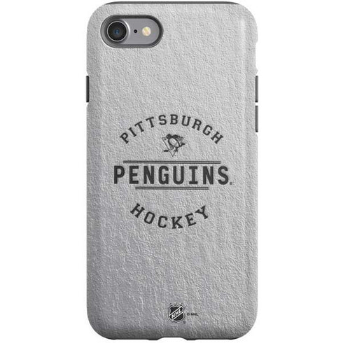 NHL Pittsburgh Penguins Black Text iPhone SE (2nd & 3rd Gen) Pro Case
