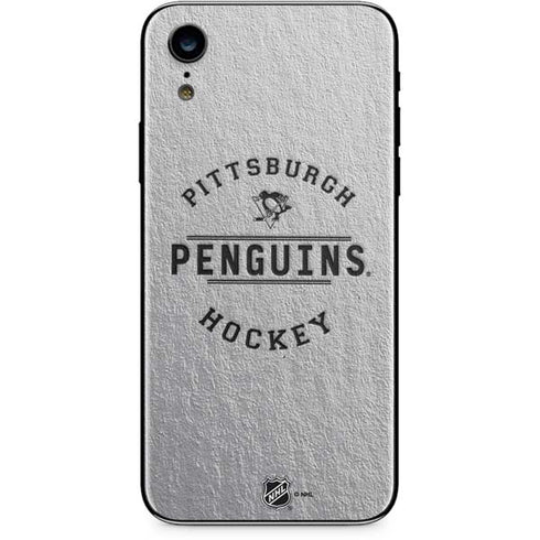 NHL Pittsburgh Penguins Black Text iPhone XR Skin
